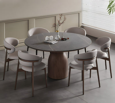 Solid Wood Round Table