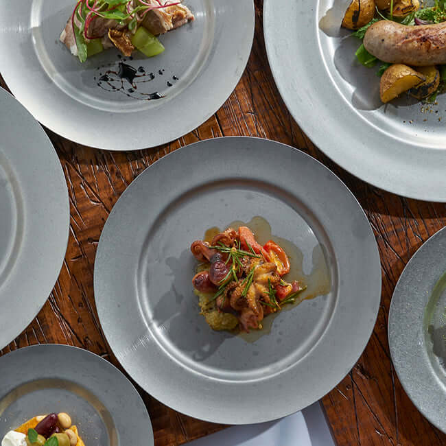 VINTAGE INOX Round Plate