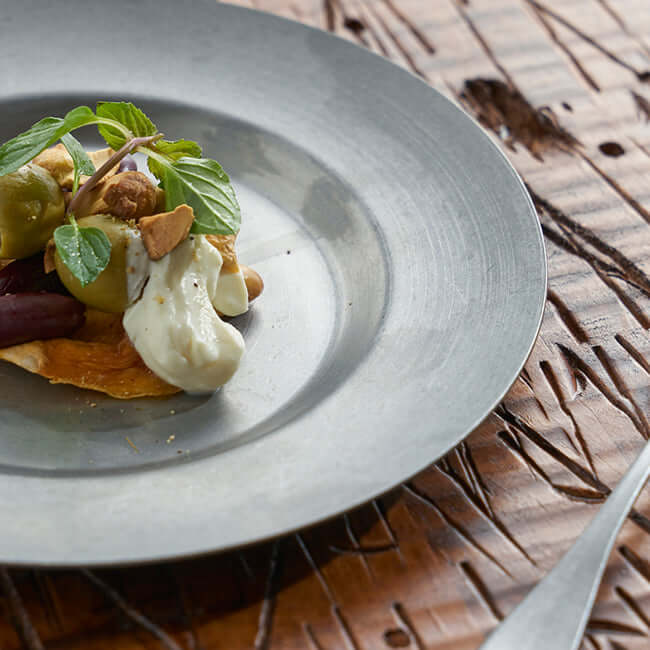 VINTAGE INOX Round Plate