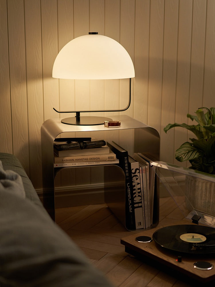 Minimalist Stainless Steel Bedside Table