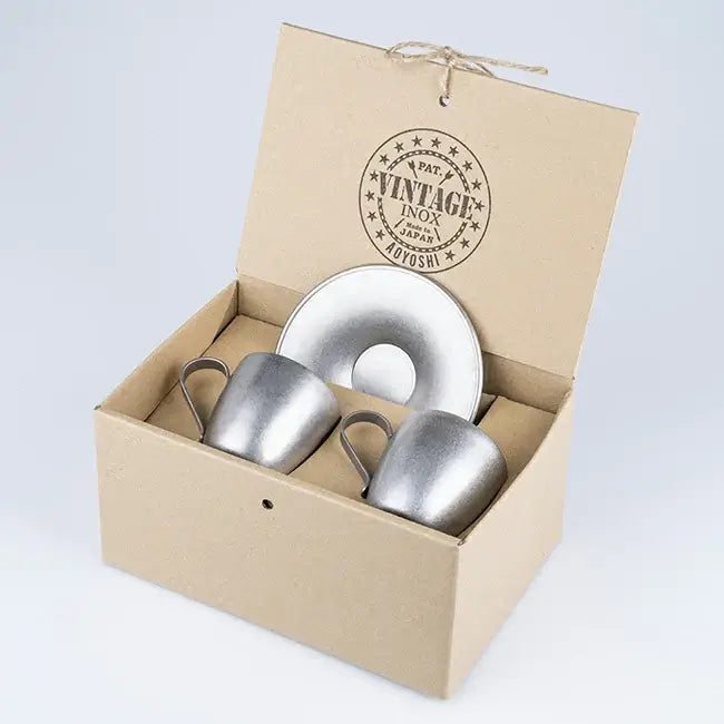 VINTAGE INOX Cup & Saucer