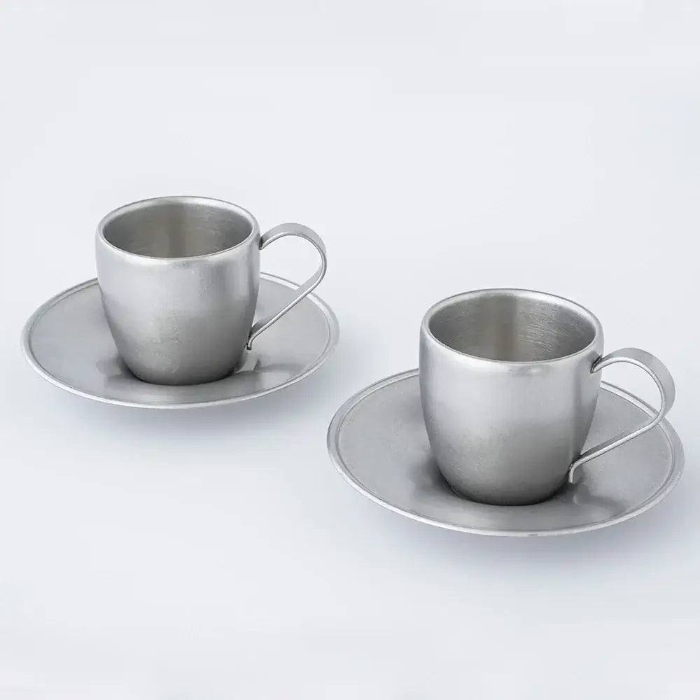 VINTAGE INOX Cup & Saucer