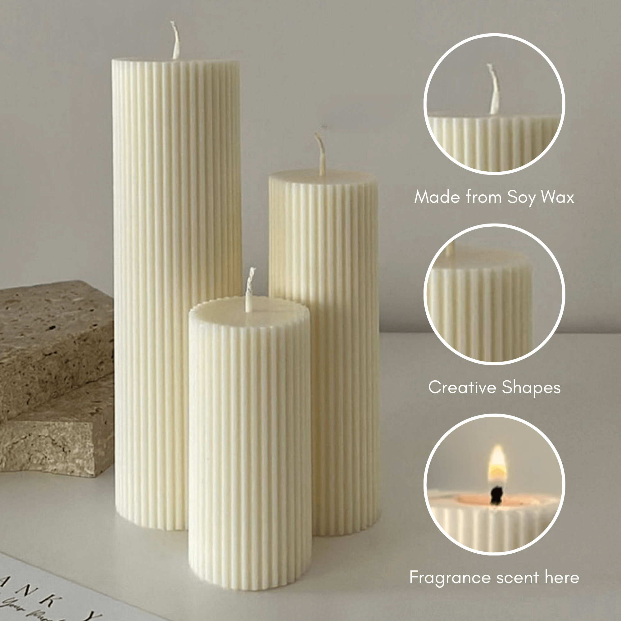 Retro Iron Candlestick