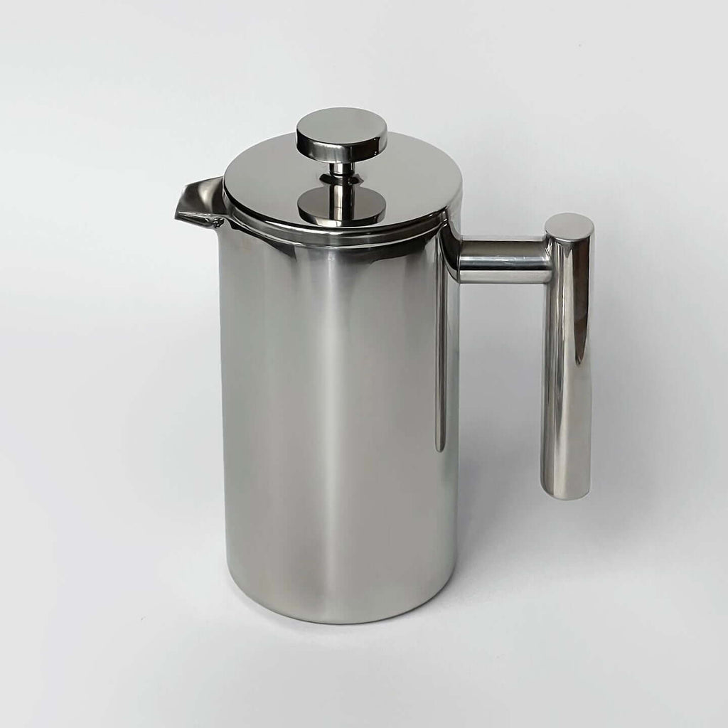 Stainless Steel French Press Coffee Pot Double-Layer Insulation (Mirror)