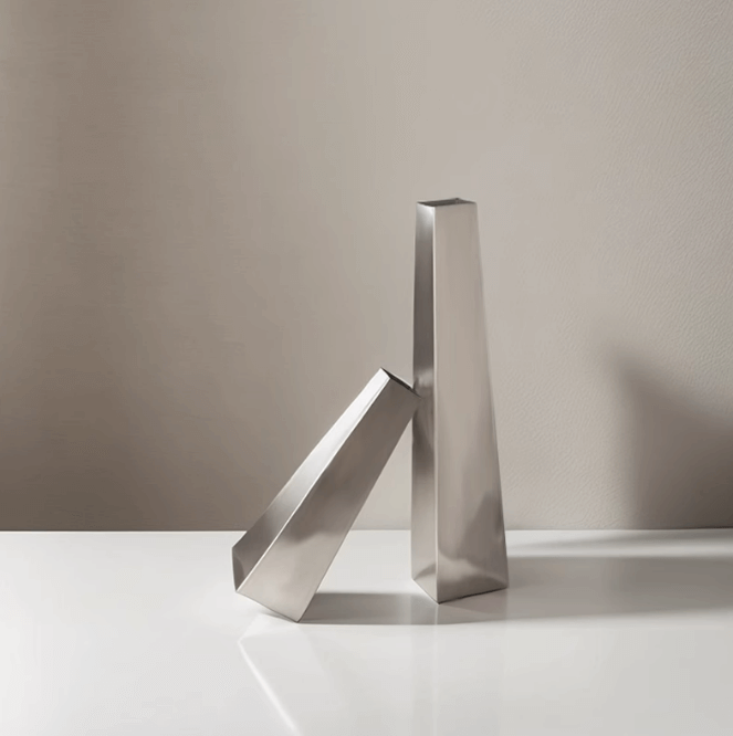 Arco Stainless Steel Vase