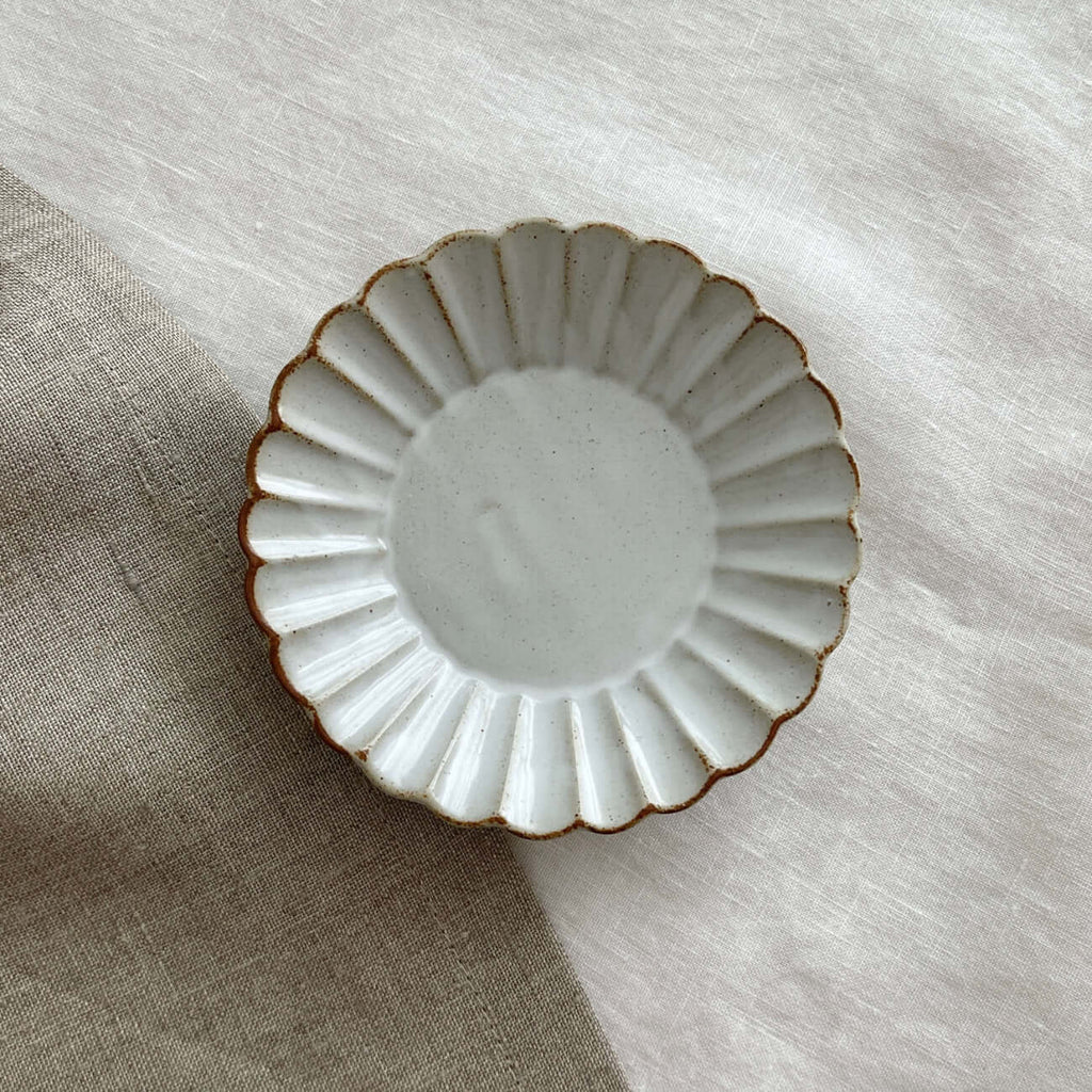 Zinc Glass Cup & Marumitsu Barbarie Saucer