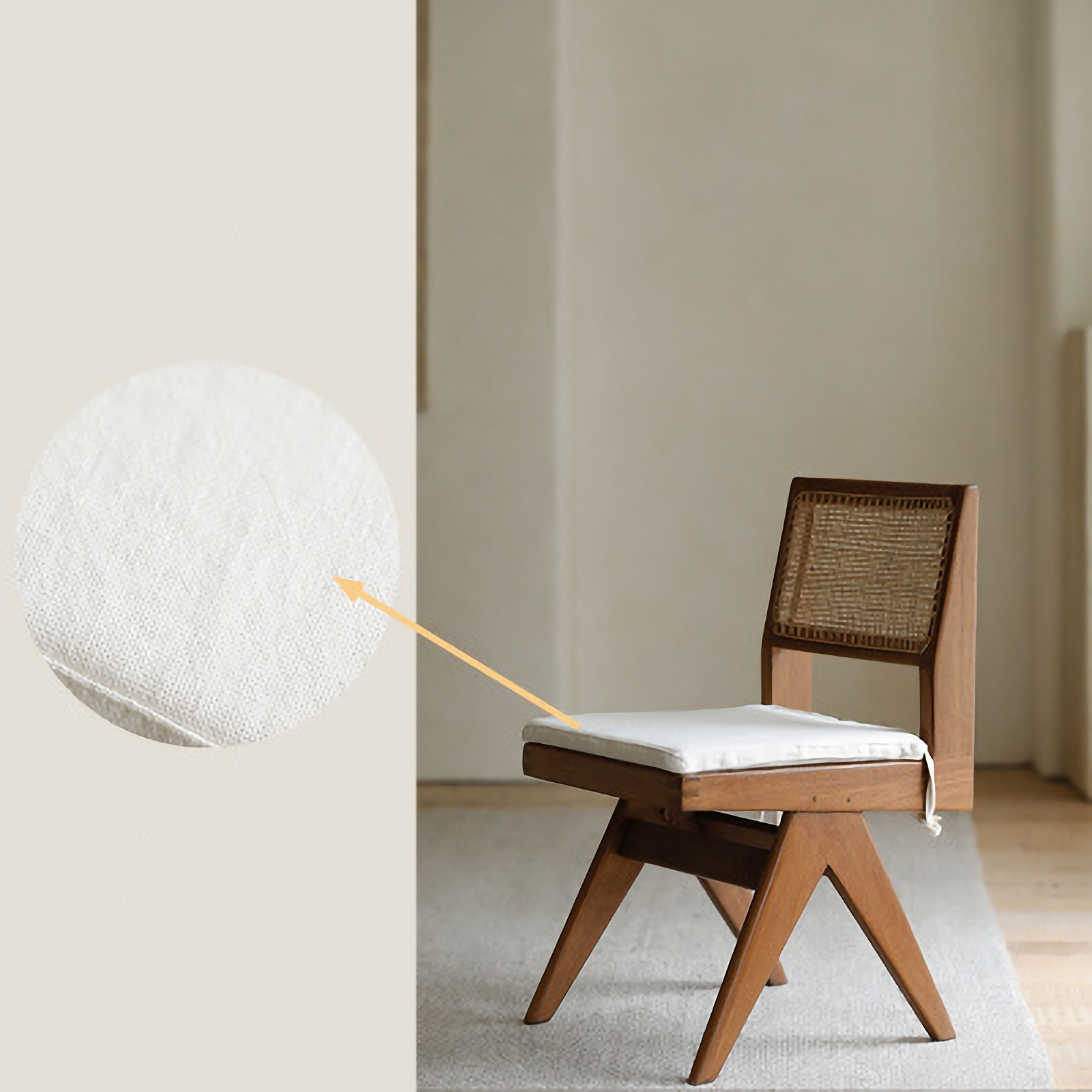 Wood-Mounted Dining Chair