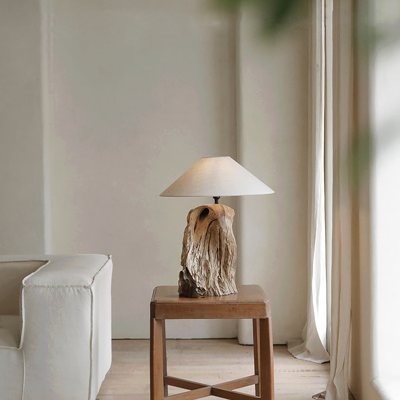 Carved Table Lamp