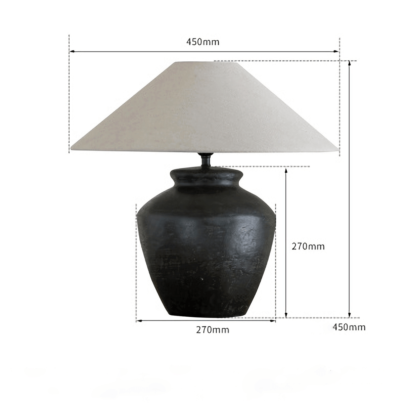 One Line Table Pot Lamp