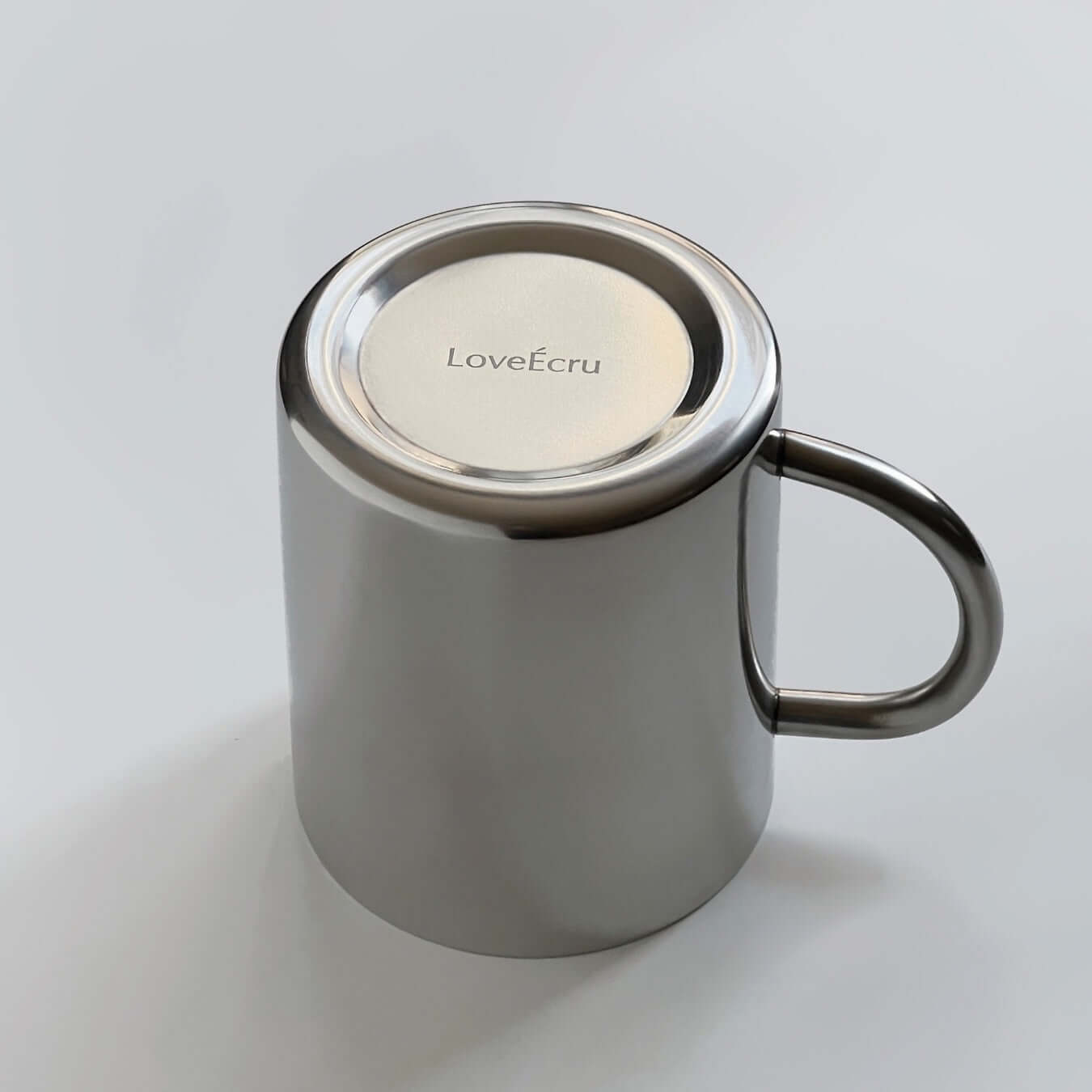 Double-Layer Glossy Stainless Steel Cups