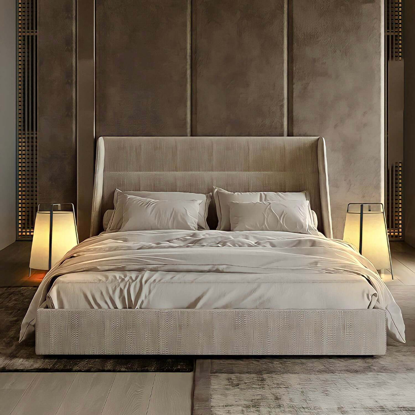 Wabi-Sabi Fabric Floor Lamp