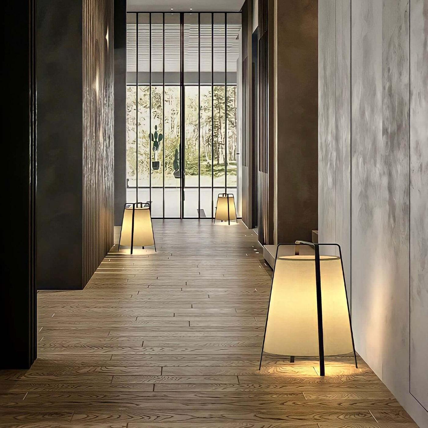 Wabi-Sabi Fabric Floor Lamp