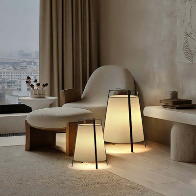 Wabi-Sabi Fabric Floor Lamp