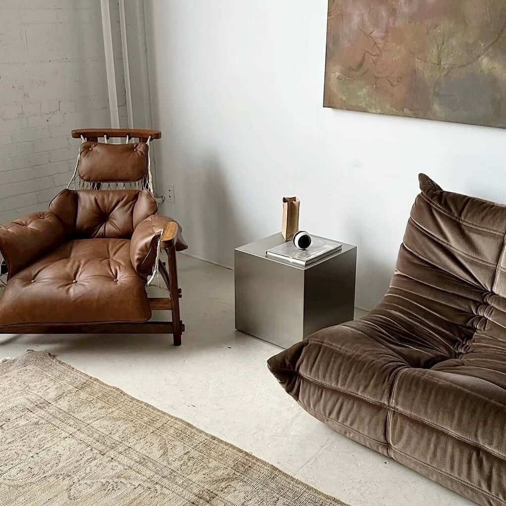 Minimalist Bauhaus Stainless Steel Side Table