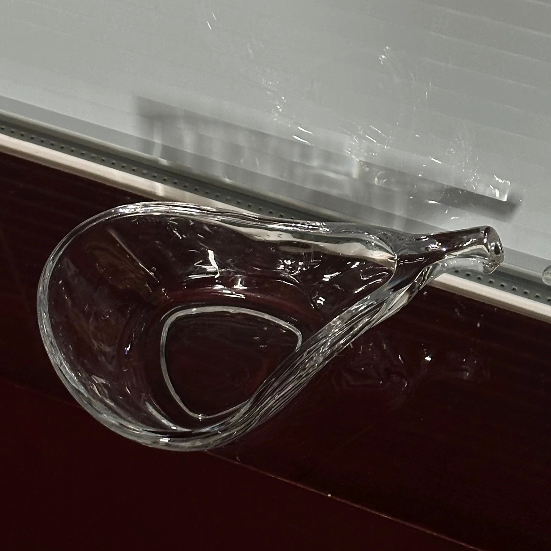 Liora Hand-Blown Glass Scoop Bowl