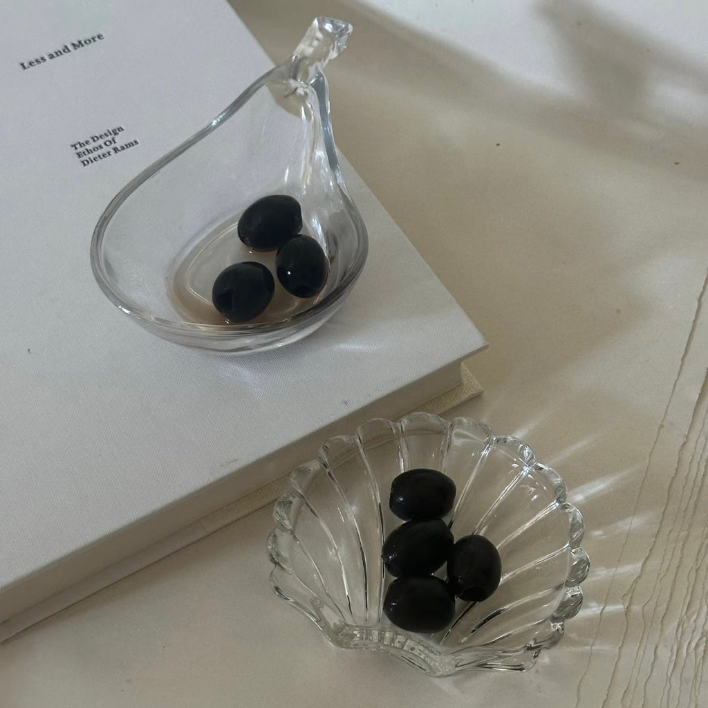 Liora Hand-Blown Glass Scoop Bowl