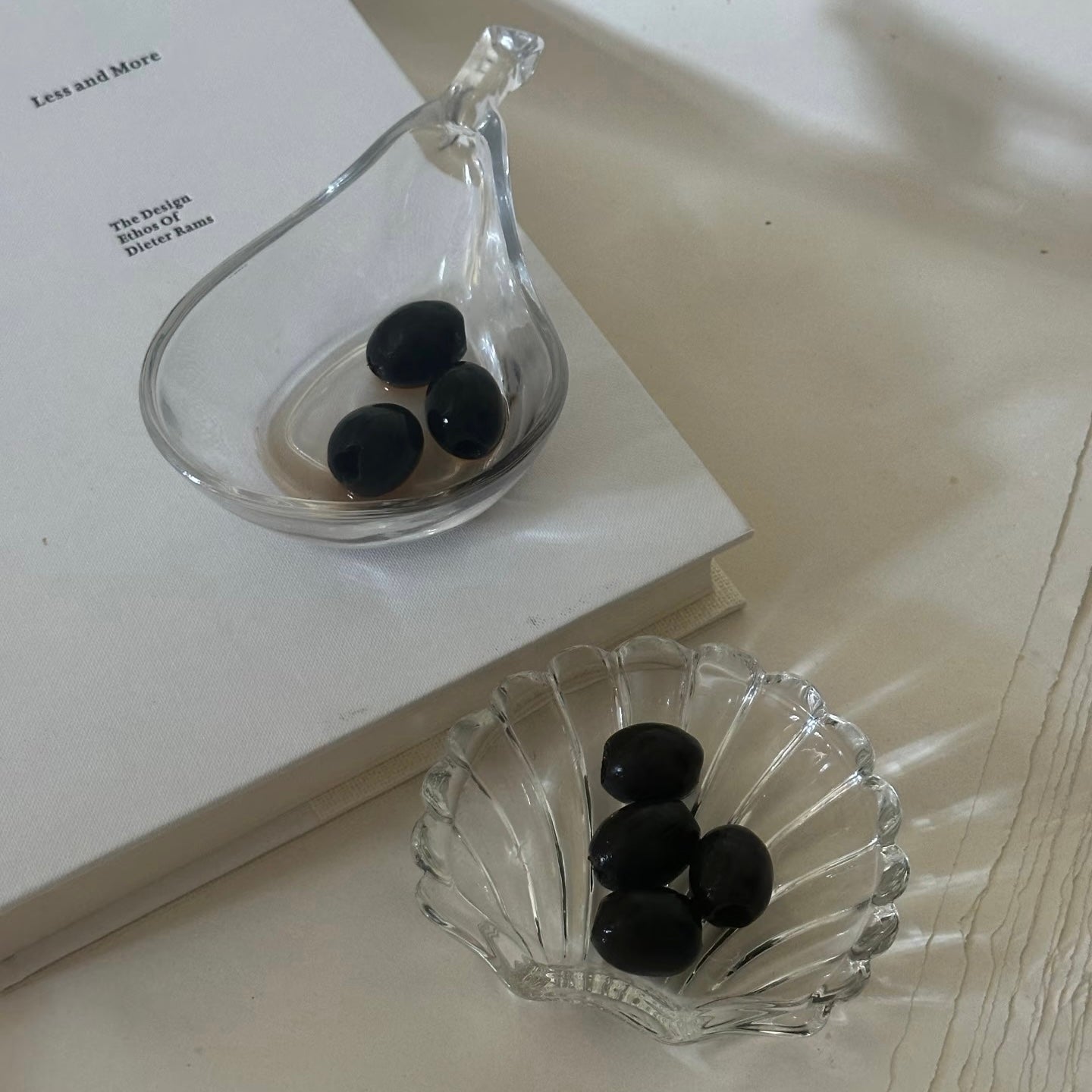 Liora Hand-Blown Glass Scoop Bowl