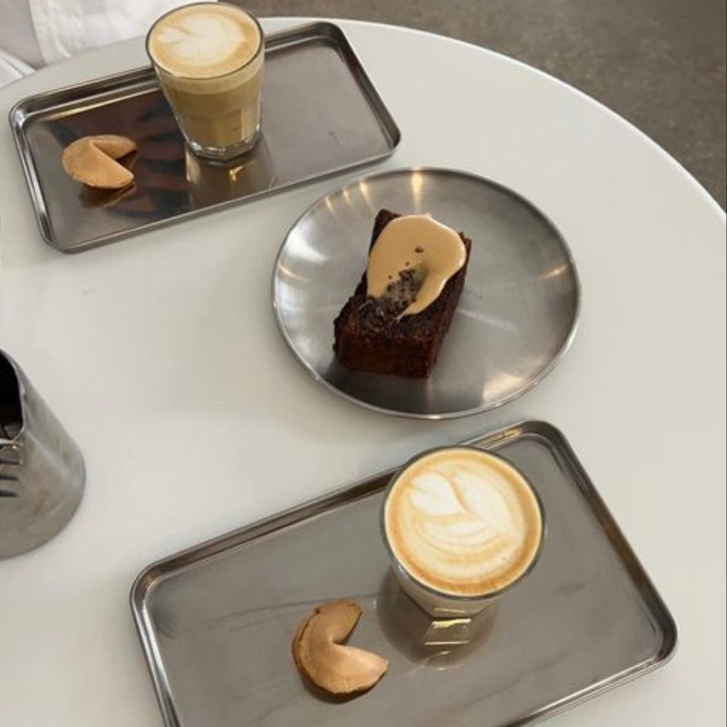 Minimalism Stainless Steel Serving Tray