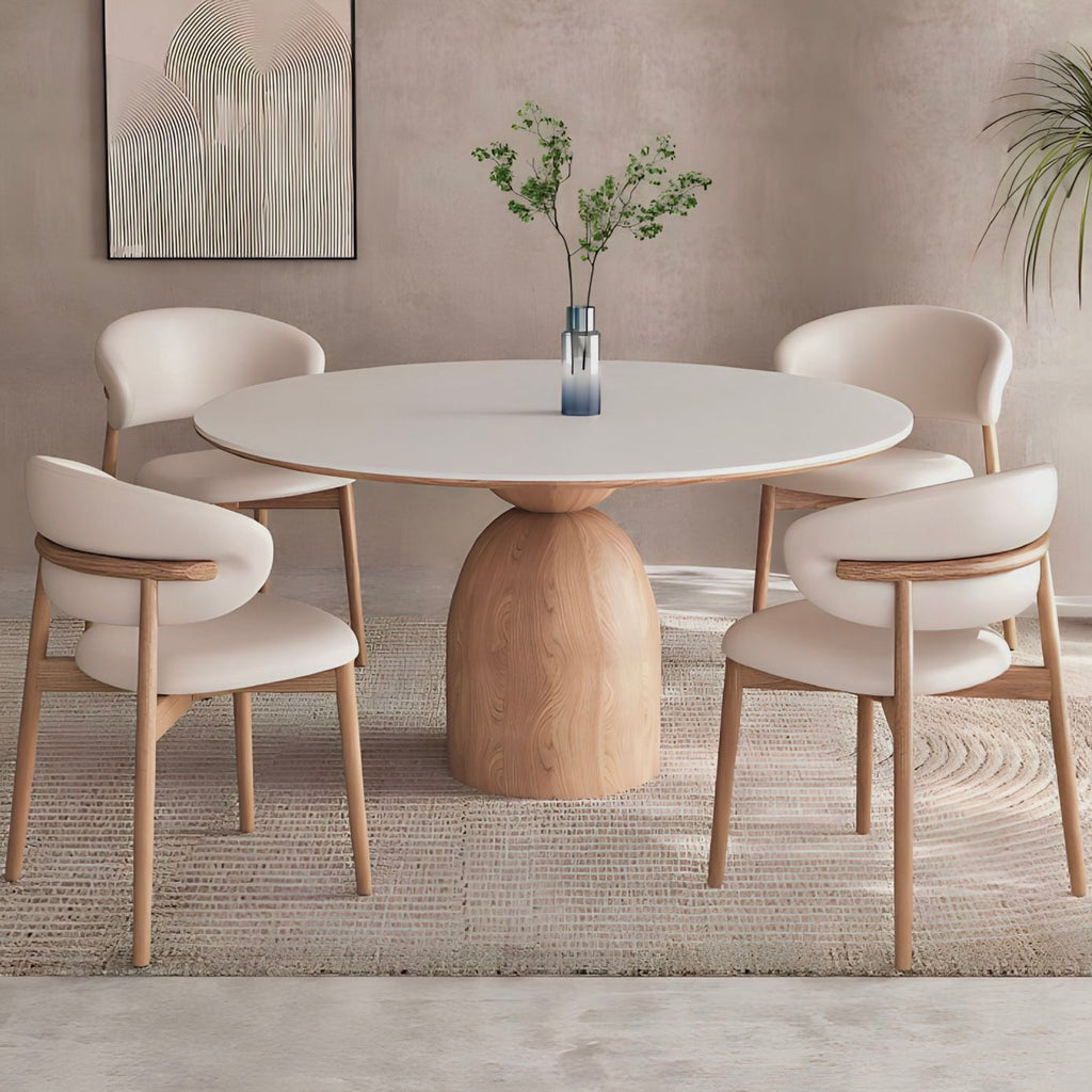 Solid Wood Round Table