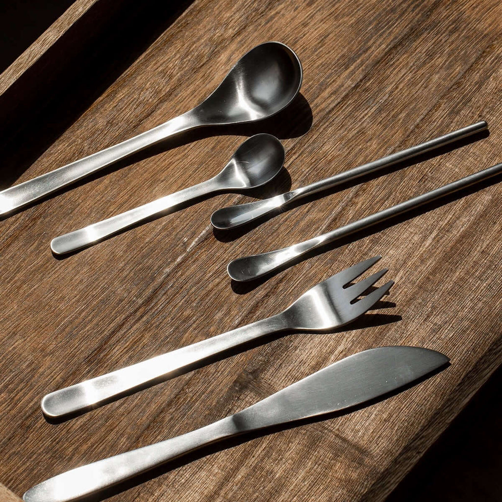 Japanese Retro Stainless Steel Cutlery Set