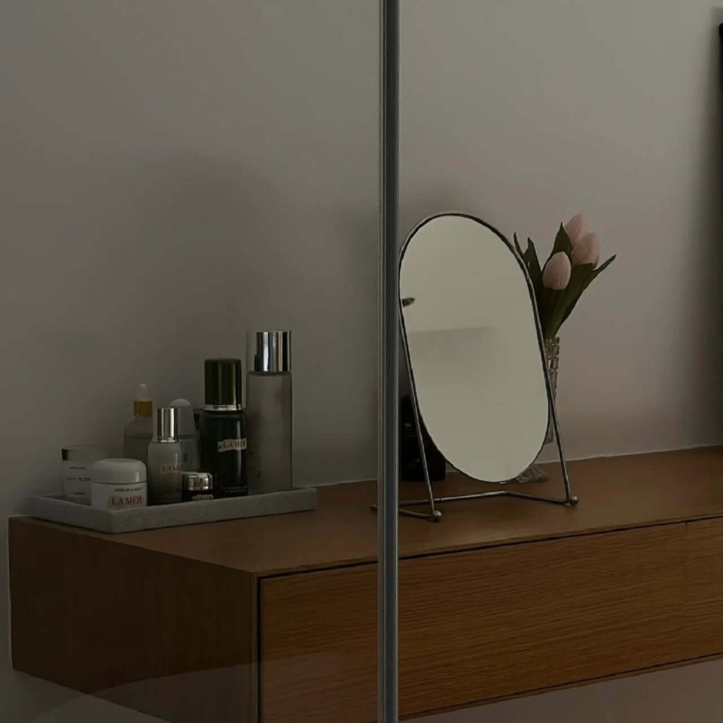 Minimalism Steel Vanity Mirror