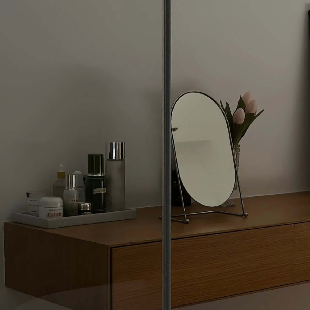 Minimalism Steel Vanity Mirror