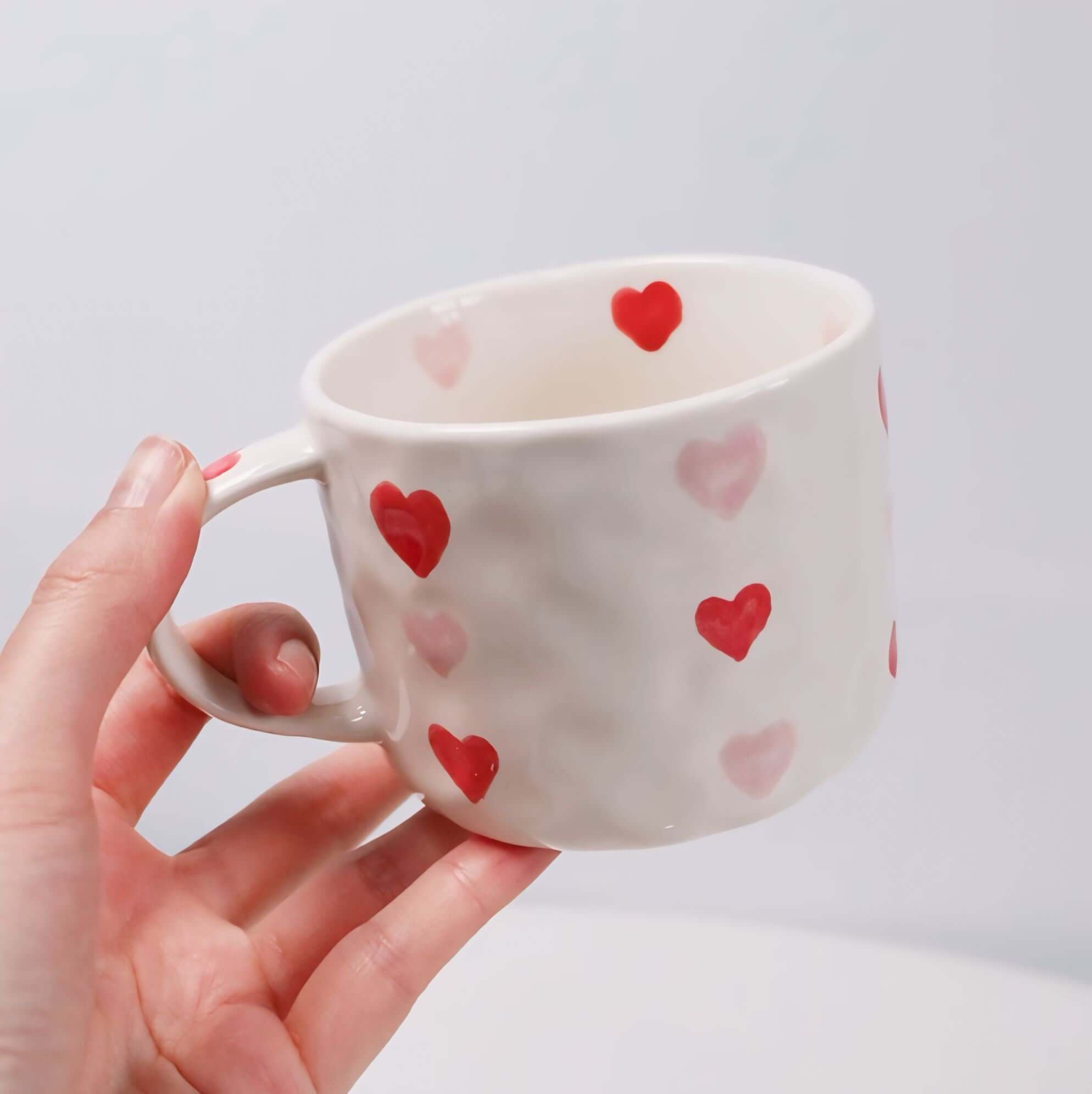 Hand-Painted Love Coffee Mug
