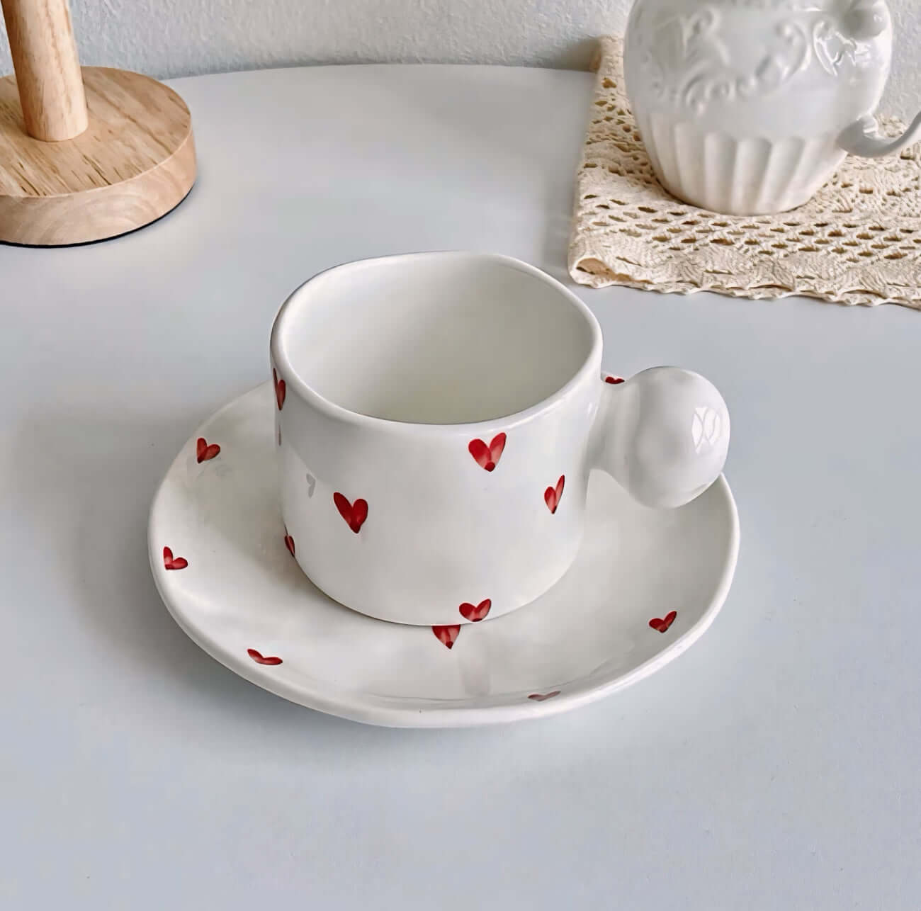Love Bubble Mug & Saucer