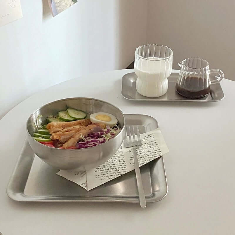 Urban Chic Stainless Steel Serving Tray