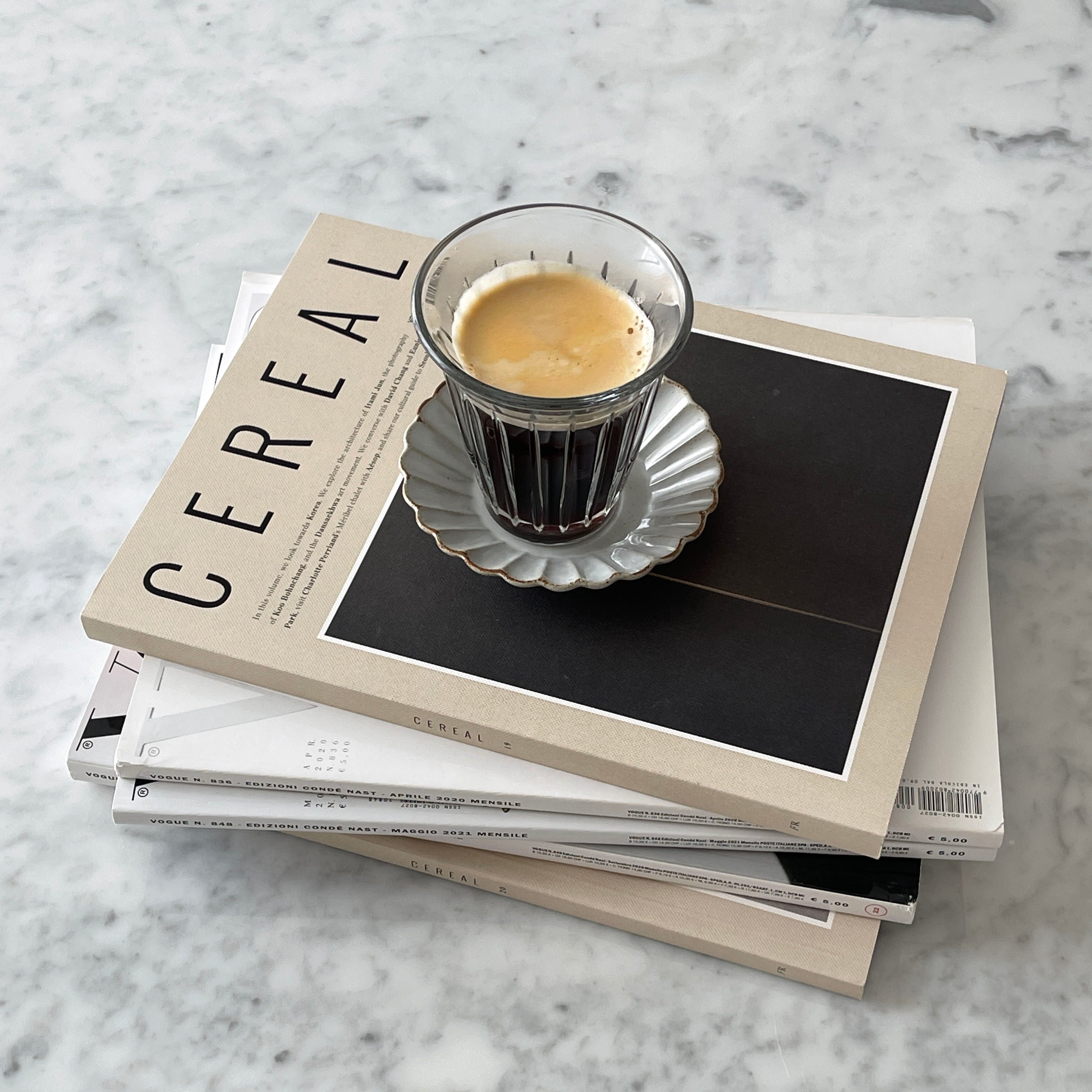 Zinc Coffee Glass Cup