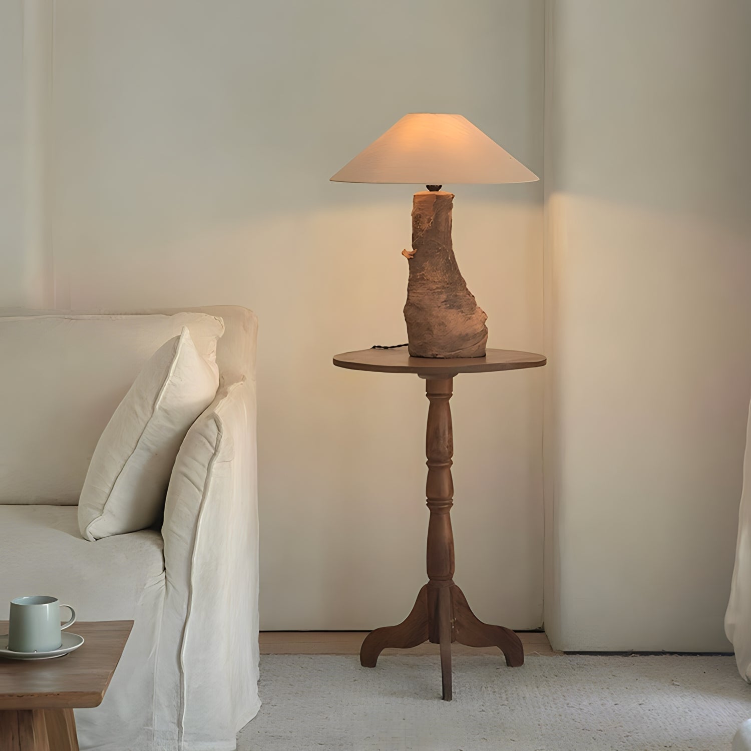 Custom-Crafted Wooden Lamp - Contact Us First
