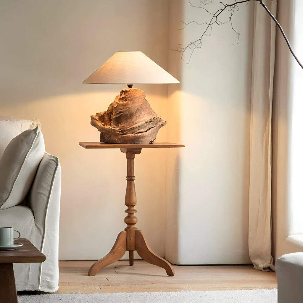 Custom-Crafted Wooden Lamp - Contact Us First