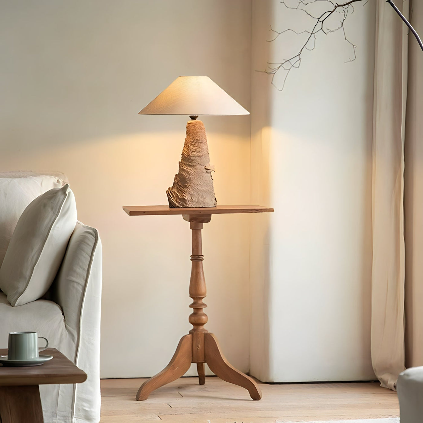 Custom-Crafted Wooden Lamp - Contact Us First