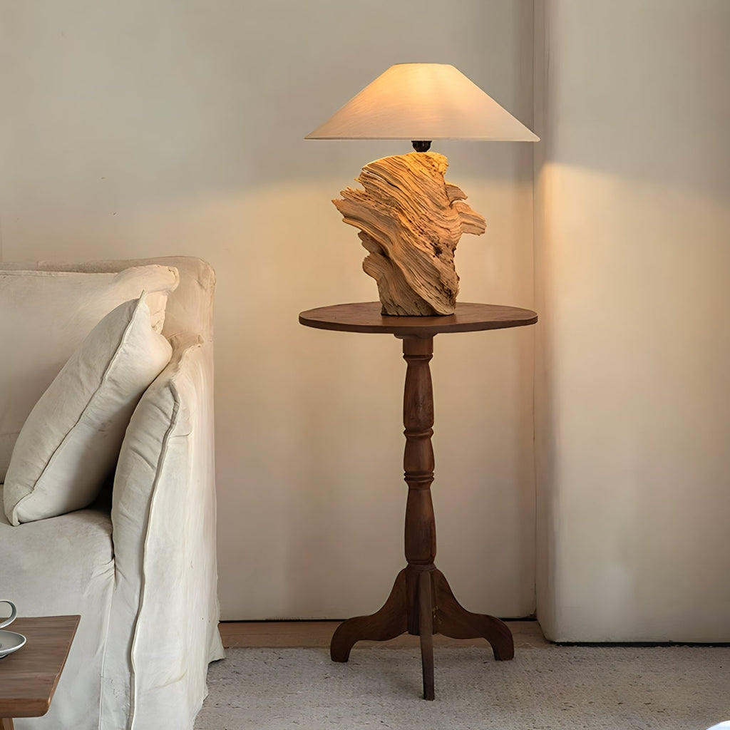 Custom-Crafted Wooden Lamp - Contact Us First