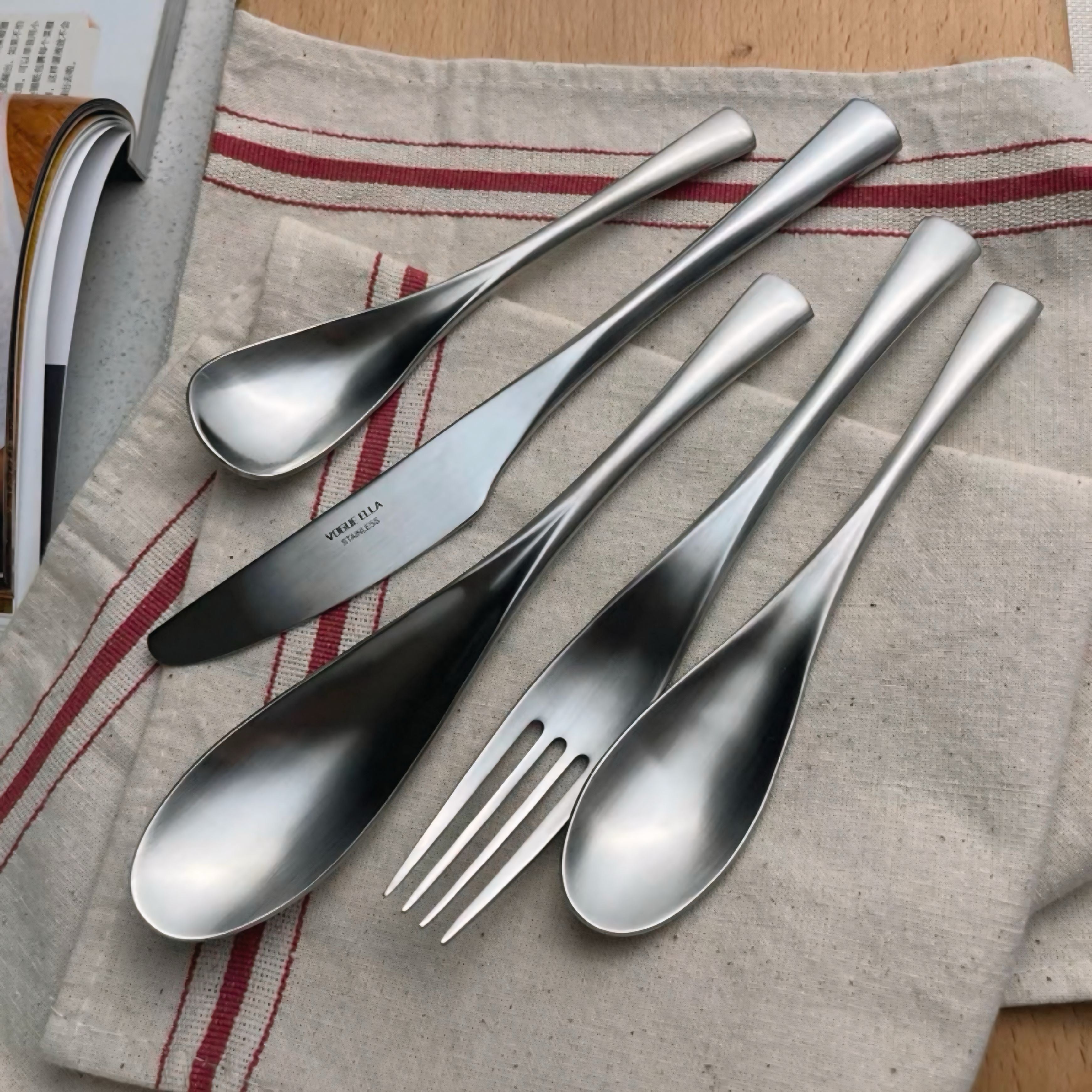 Elysian Stainless Steel Cutlery - Two Sets