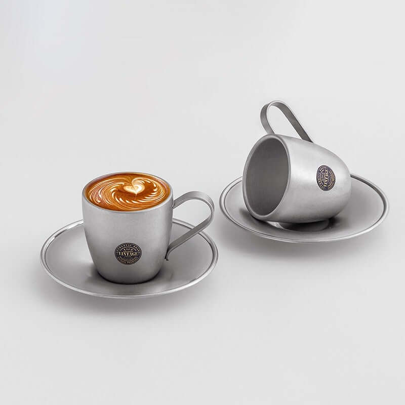 VINTAGE INOX Cup & Saucer