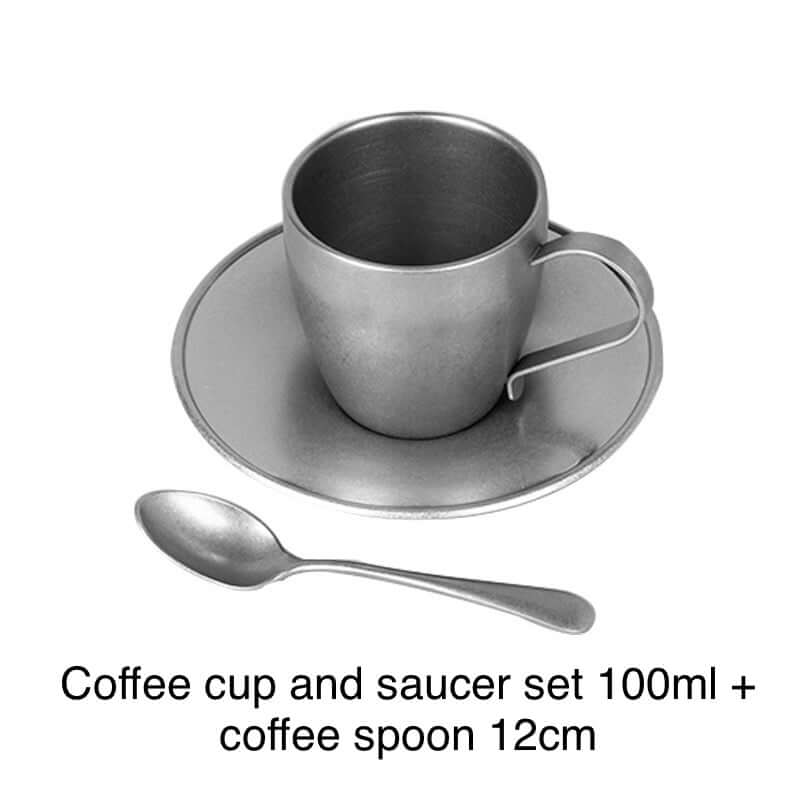 VINTAGE INOX Cup & Saucer