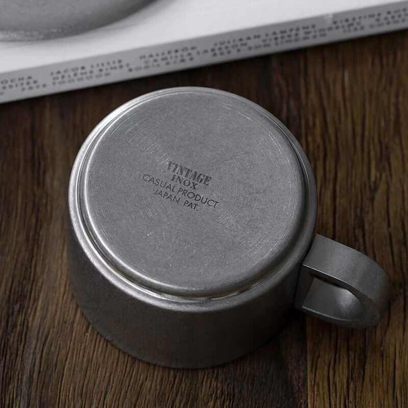 VINTAGE INOX Cup & Saucer 90ml