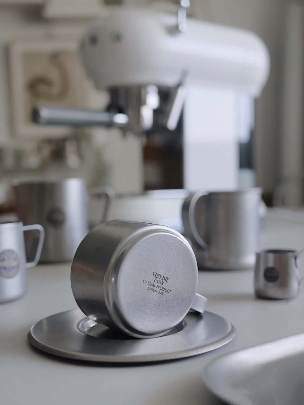 VINTAGE INOX Cup & Saucer 90ml