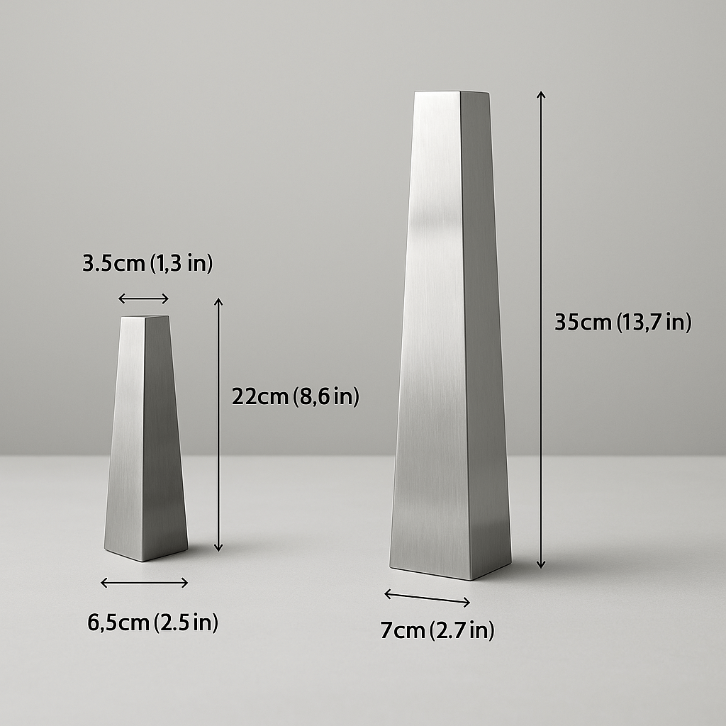 Arco Stainless Steel Vase