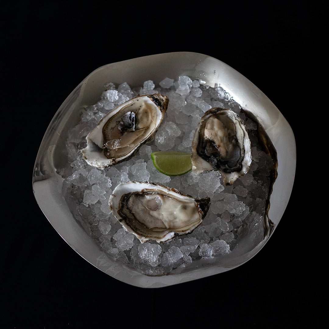 Sculpted Stainless Steel Bowl