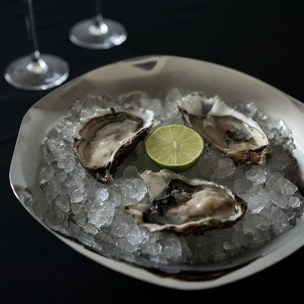 Sculpted Stainless Steel Bowl