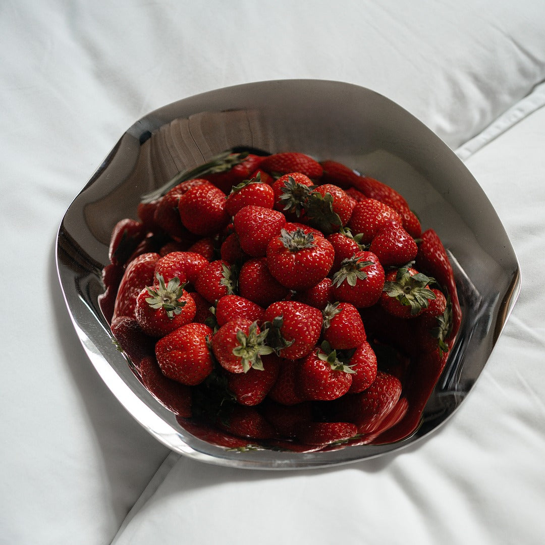 Sculpted Stainless Steel Bowl