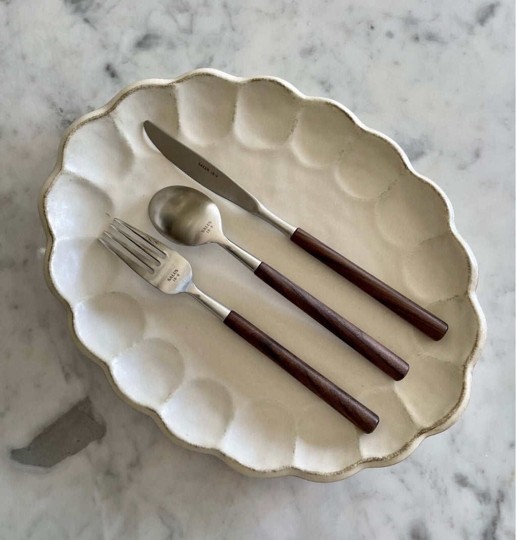 Elegant Rosewood cutlery set
