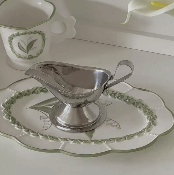 Elegant Stainless Steel Sauce Pot