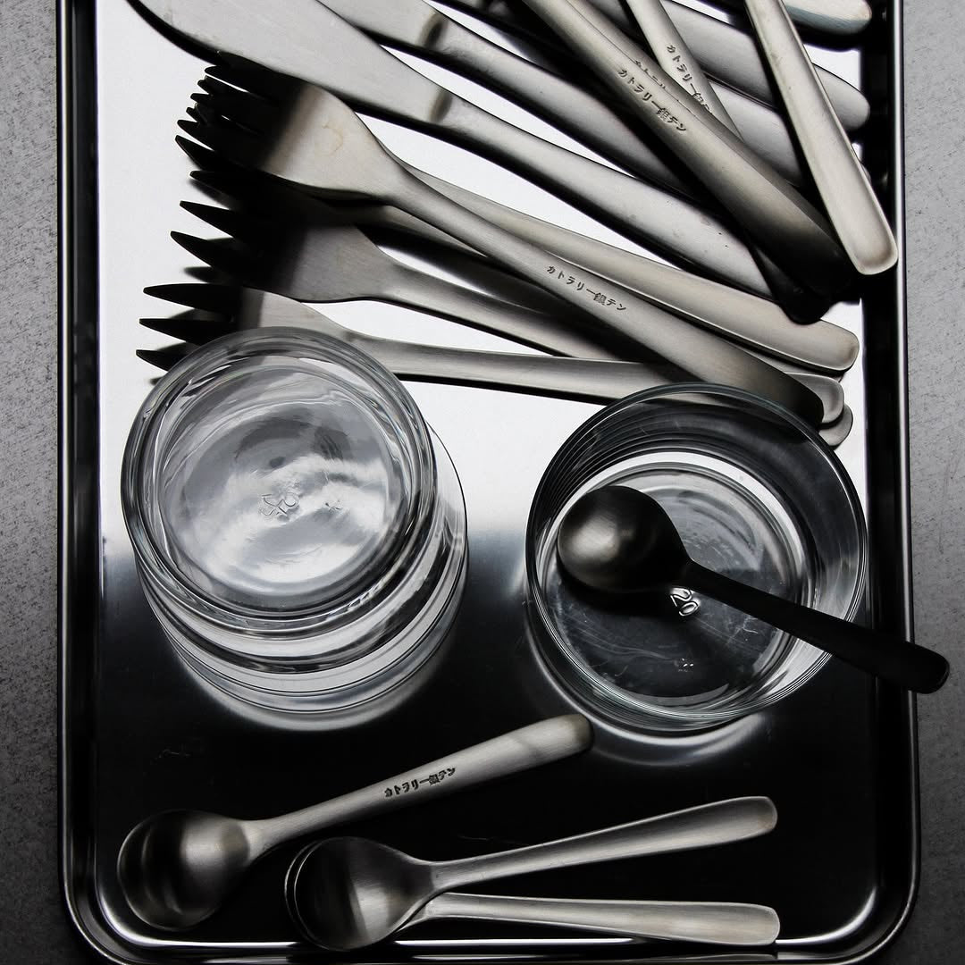 Japanese Retro Stainless Steel Cutlery Set