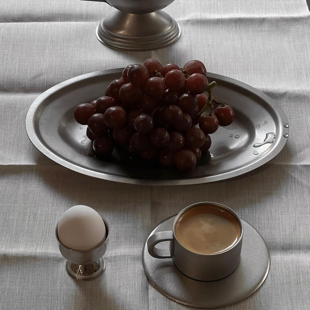 VINTAGE INOX Oval Plate