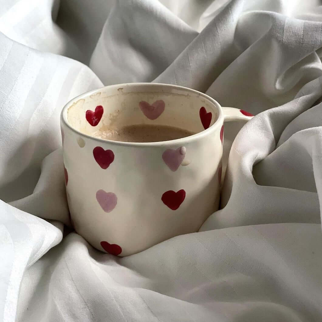 Hand-Painted Love Coffee Mug