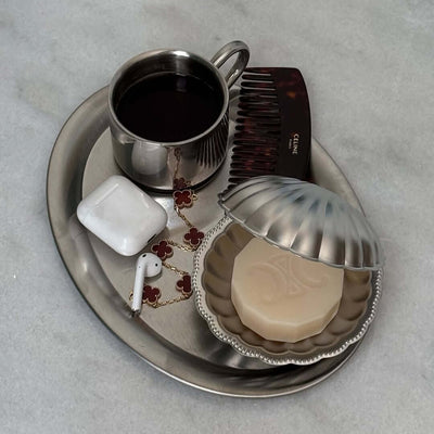 Vintage Metal Shell Box