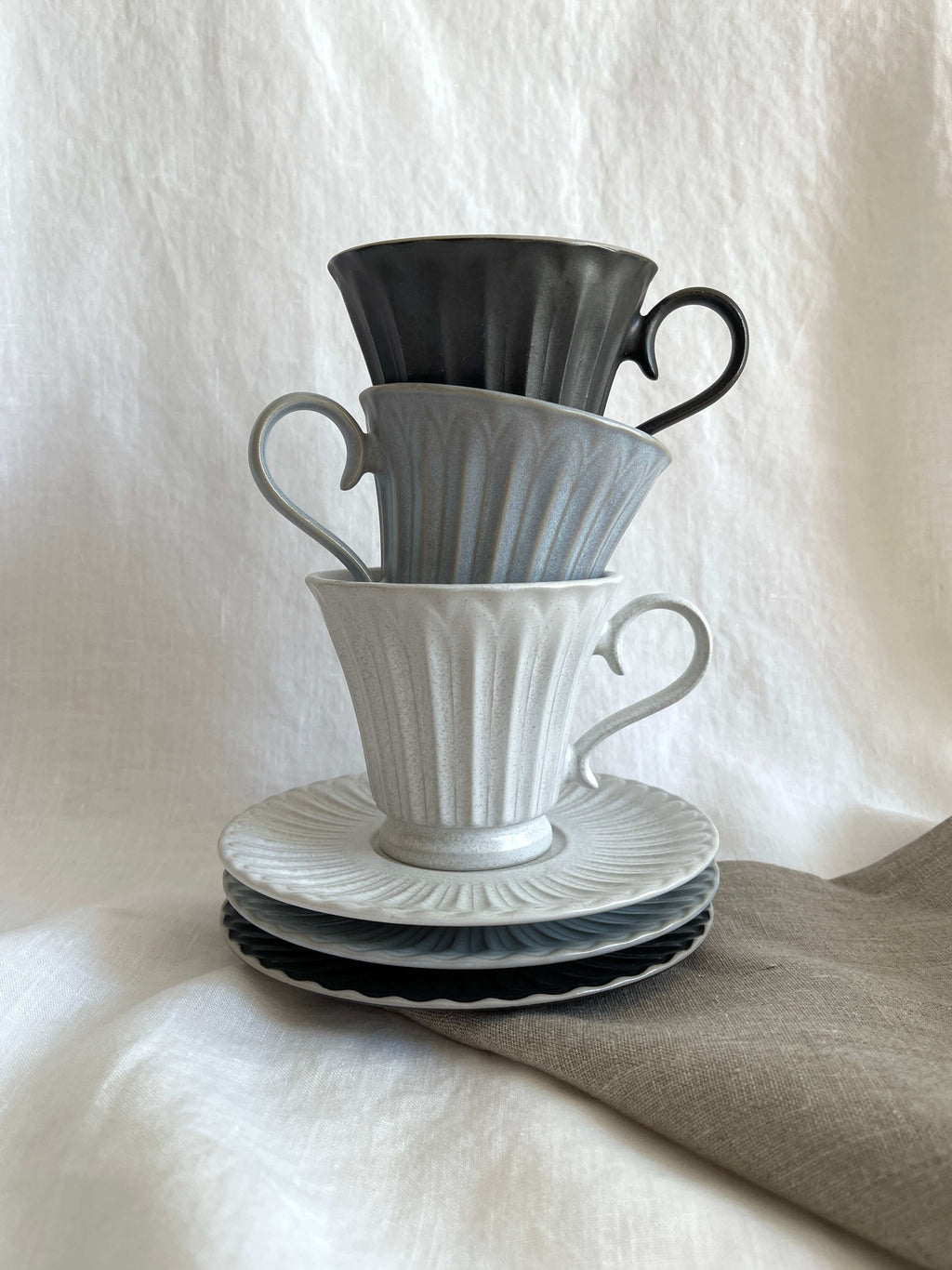 Storia Tall Coffee Cup & Saucer